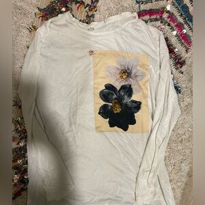 DRIES VAN NOTEN floral patch shirt